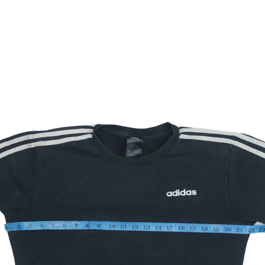 Mens UK Size S adidas Black Pullover Sweatshirt