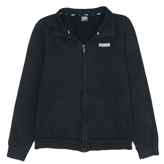 Puma Men's Black XL Full Zip Fleece Jacket Sportswear