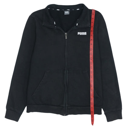 Puma Men's Black XL Full Zip Fleece Jacket Sportswear