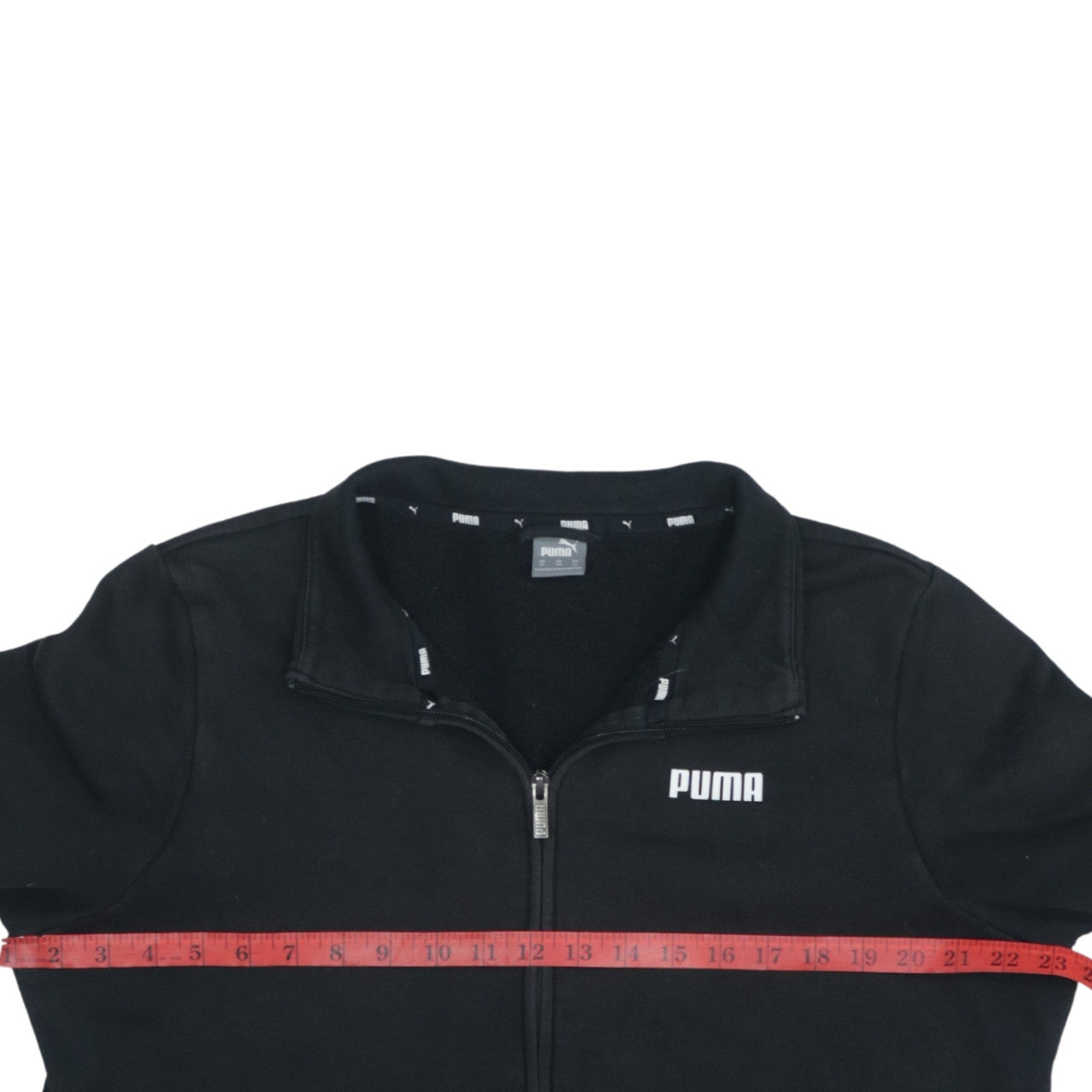 Puma Men's Black XL Full Zip Fleece Jacket Sportswear