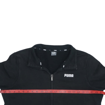 Puma Men's Black XL Full Zip Fleece Jacket Sportswear