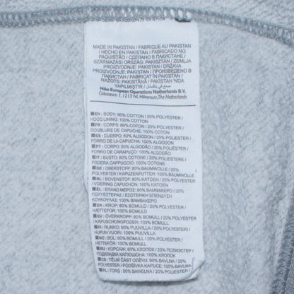 Mens UK Size S Nike Grey Pullover Hoodie