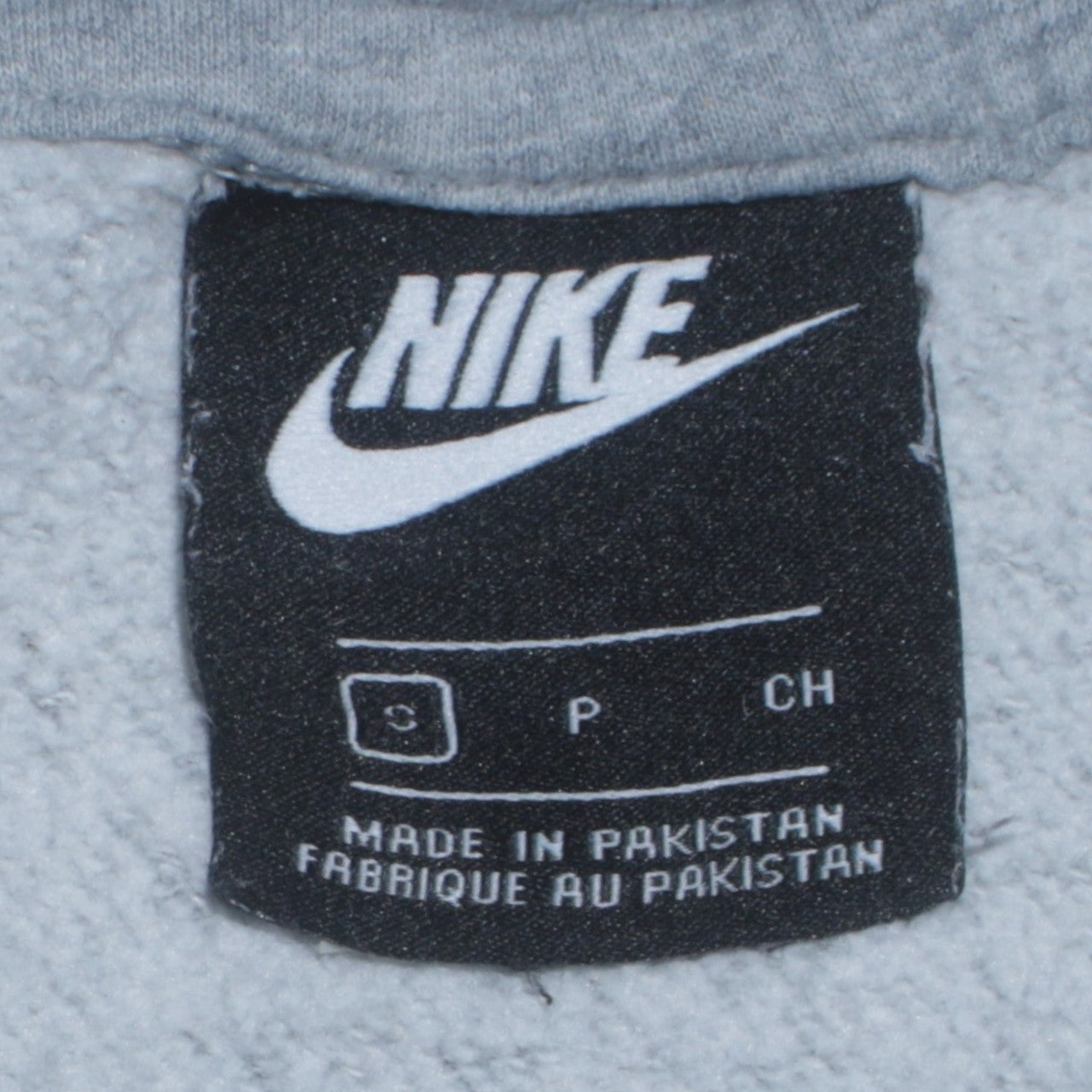 Mens UK Size S Nike Grey Pullover Hoodie