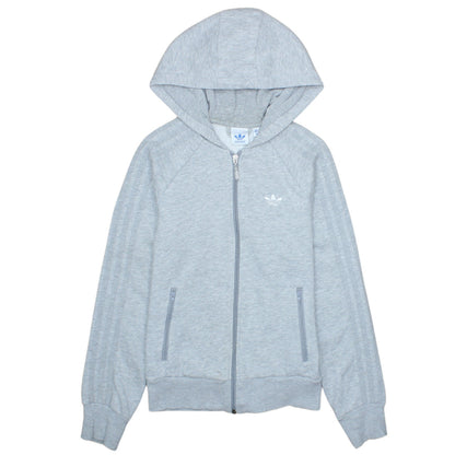 Mens UK Size XS adidas Grey Full Zip Hoodie