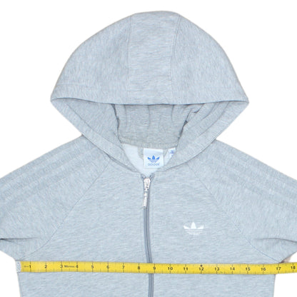 Mens UK Size XS adidas Grey Full Zip Hoodie
