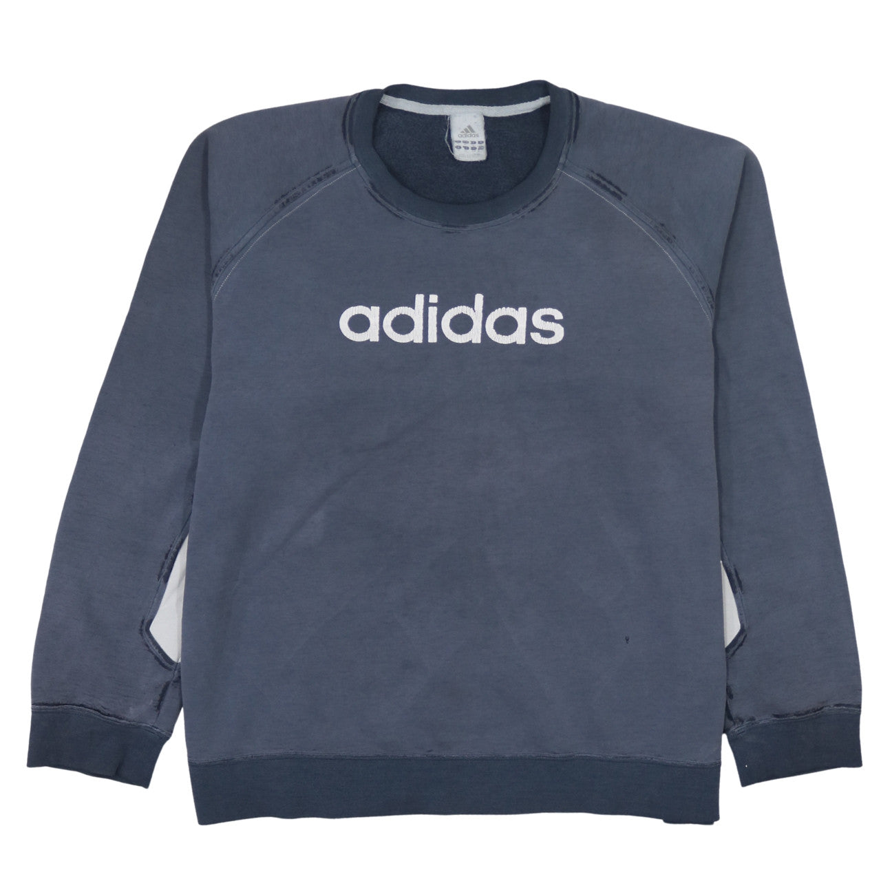 Mens UK Size XL adidas Blue Pullover Sweatshirt