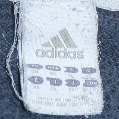 Mens UK Size XL adidas Blue Pullover Sweatshirt