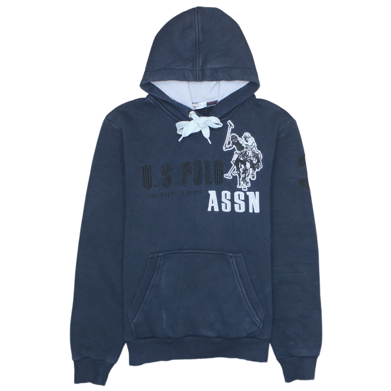 U.S. Polo Assn. Men's Blue Pullover Hoodie Size M Embroidered Logo