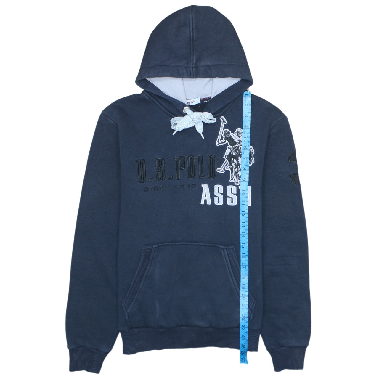 U.S. Polo Assn. Men's Blue Pullover Hoodie Size M Embroidered Logo