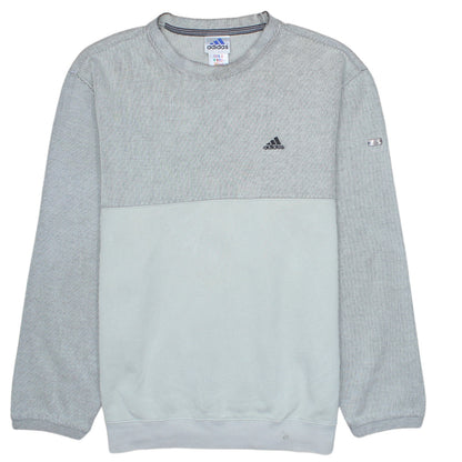 Mens UK Size M adidas Grey Pullover Sweatshirt