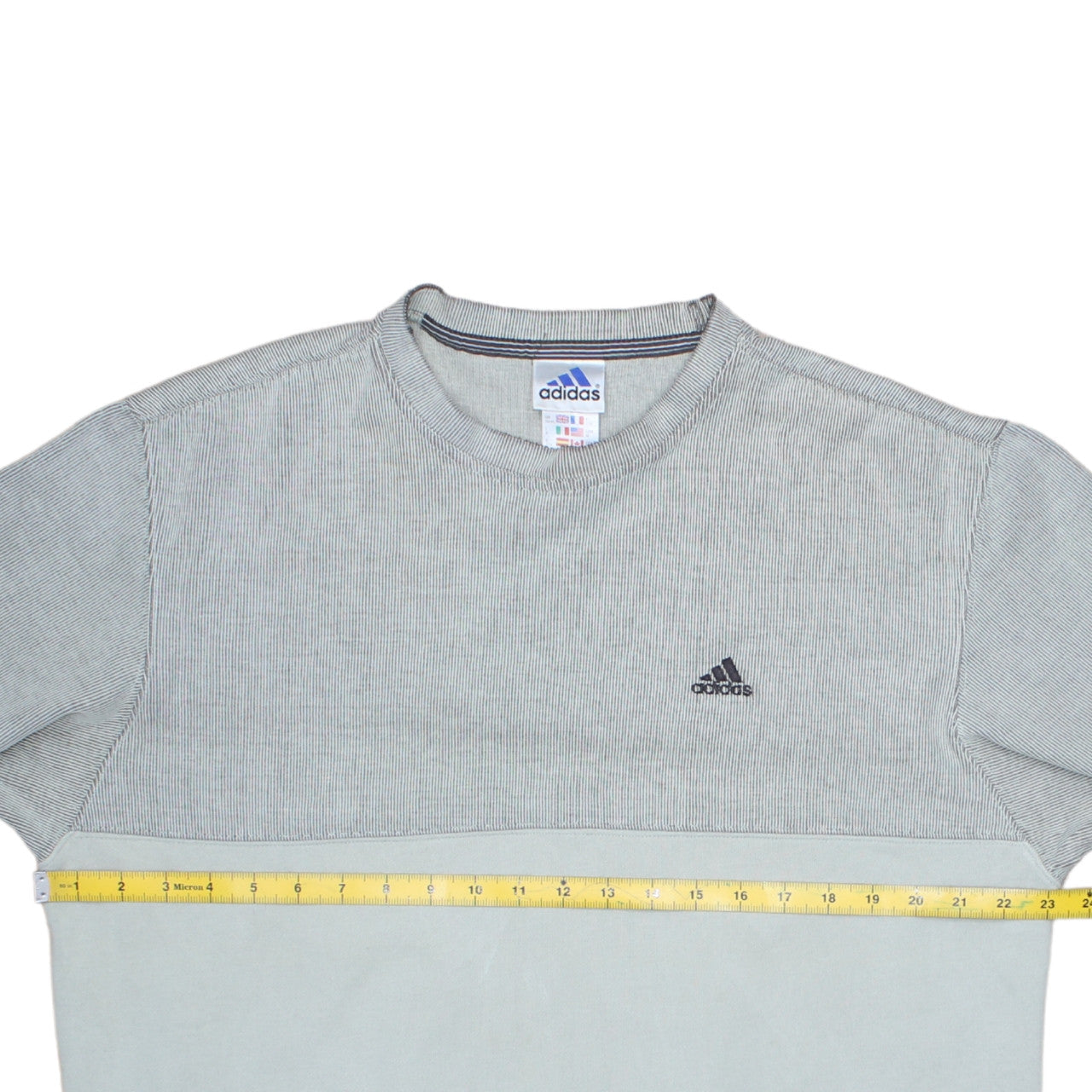 Mens UK Size M adidas Grey Pullover Sweatshirt
