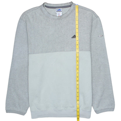 Mens UK Size M adidas Grey Pullover Sweatshirt