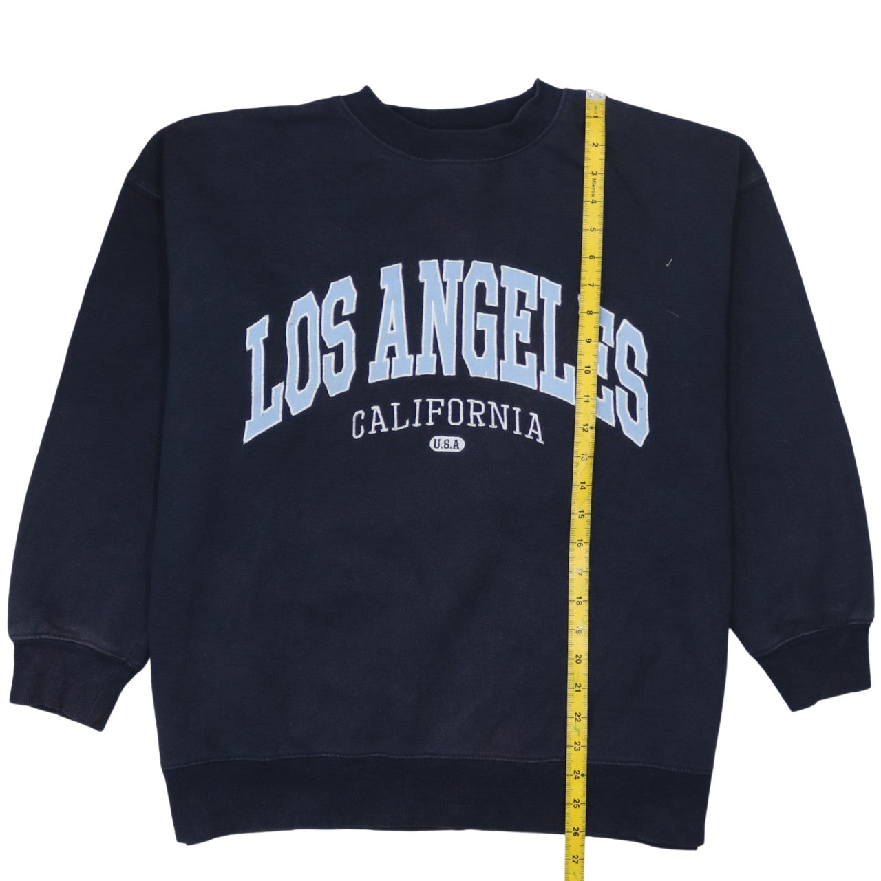 H&M Women’s Blue Pullover Sweatshirt S Los Angeles Print Casual