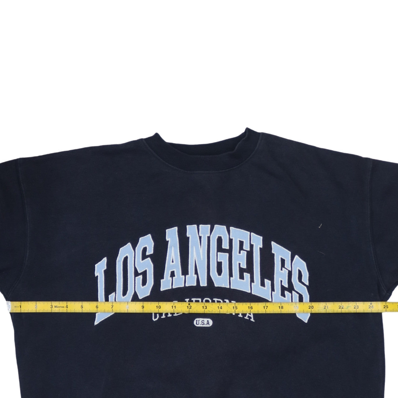 H&M Women’s Blue Pullover Sweatshirt S Los Angeles Print Casual