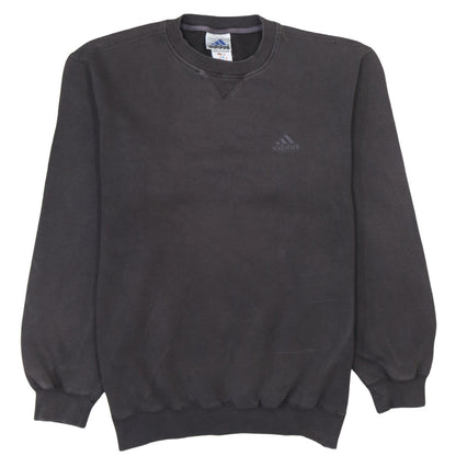 Mens UK Size L adidas Black Pullover Sweatshirt
