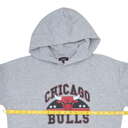 Jennyfer Chicago Bulls Grey Pullover Hoodie Unisex S Basketball Logo