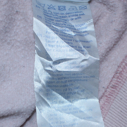 FILA Womens Pink Pullover Sweatshirt S Crew Neck Casual Logo Cotton