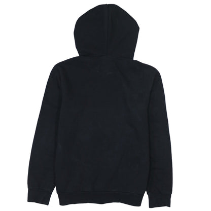 Adidas Womens Black M Pullover Hoodie Logo Floral Graphic Training