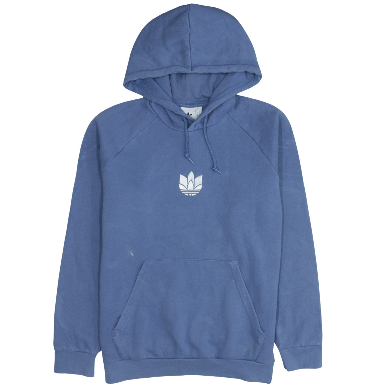 Mens UK Size L adidas Blue Pullover Hoodie