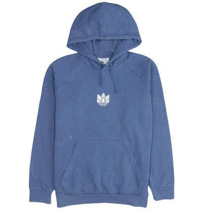 Mens UK Size L adidas Blue Pullover Hoodie