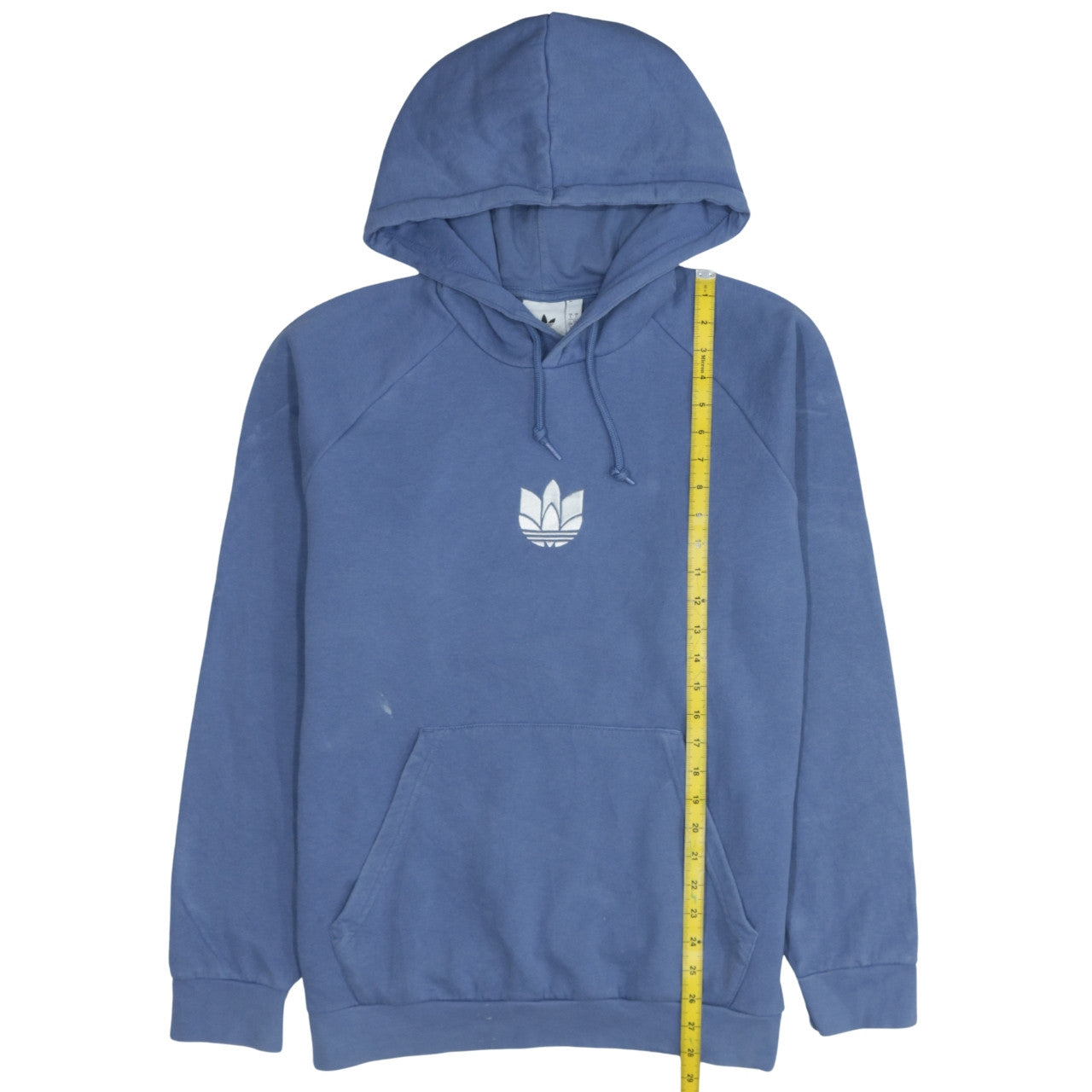 Mens UK Size L adidas Blue Pullover Hoodie