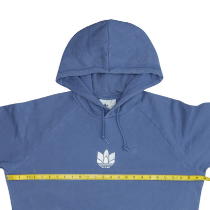 Mens UK Size L adidas Blue Pullover Hoodie