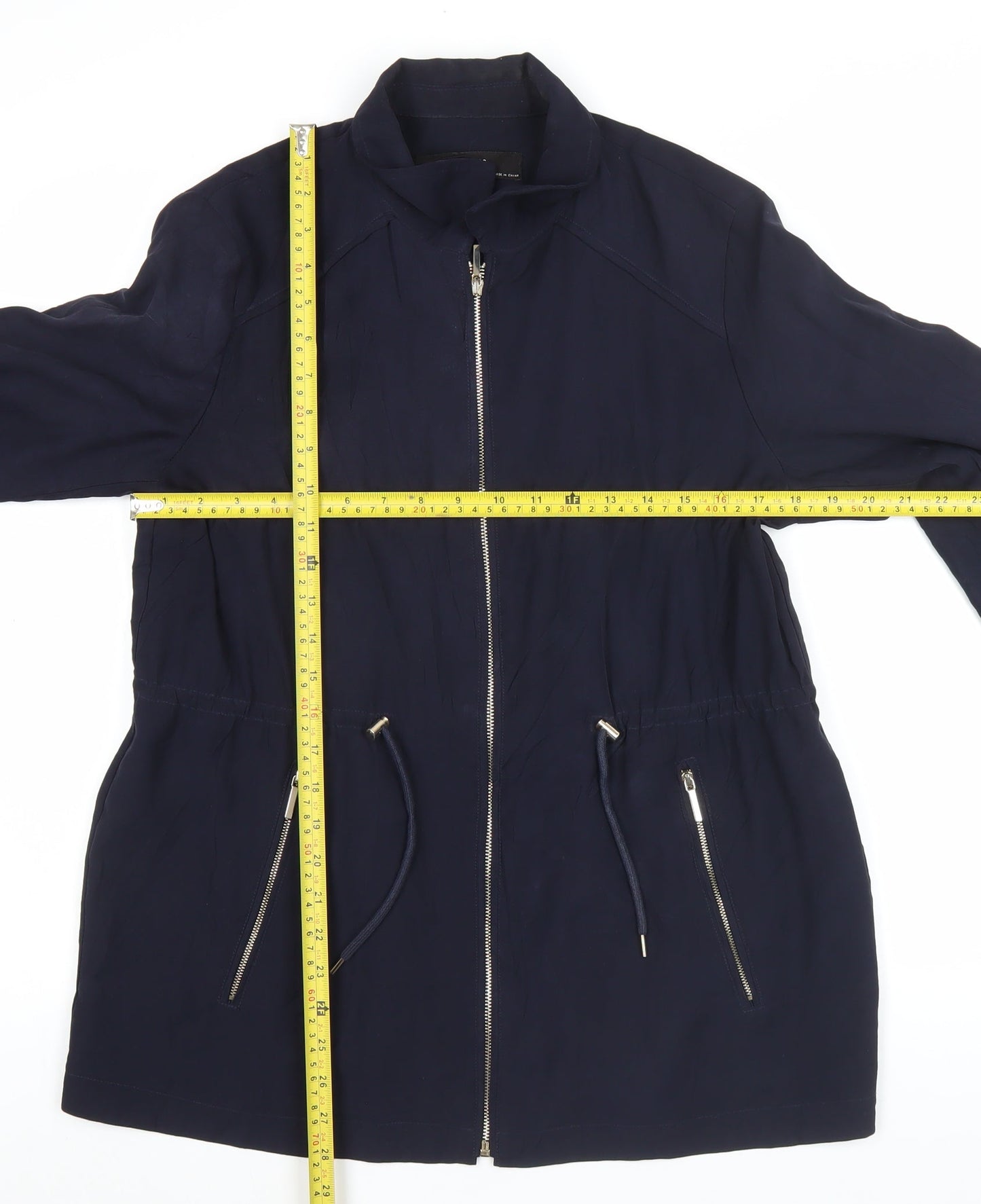 Womens UK Size 14 Zara Blue Basic Jacket