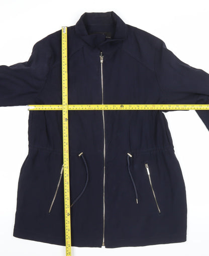 Womens UK Size 14 Zara Blue Basic Jacket