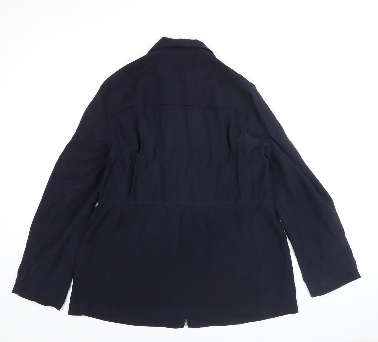 Womens UK Size 14 Zara Blue Basic Jacket