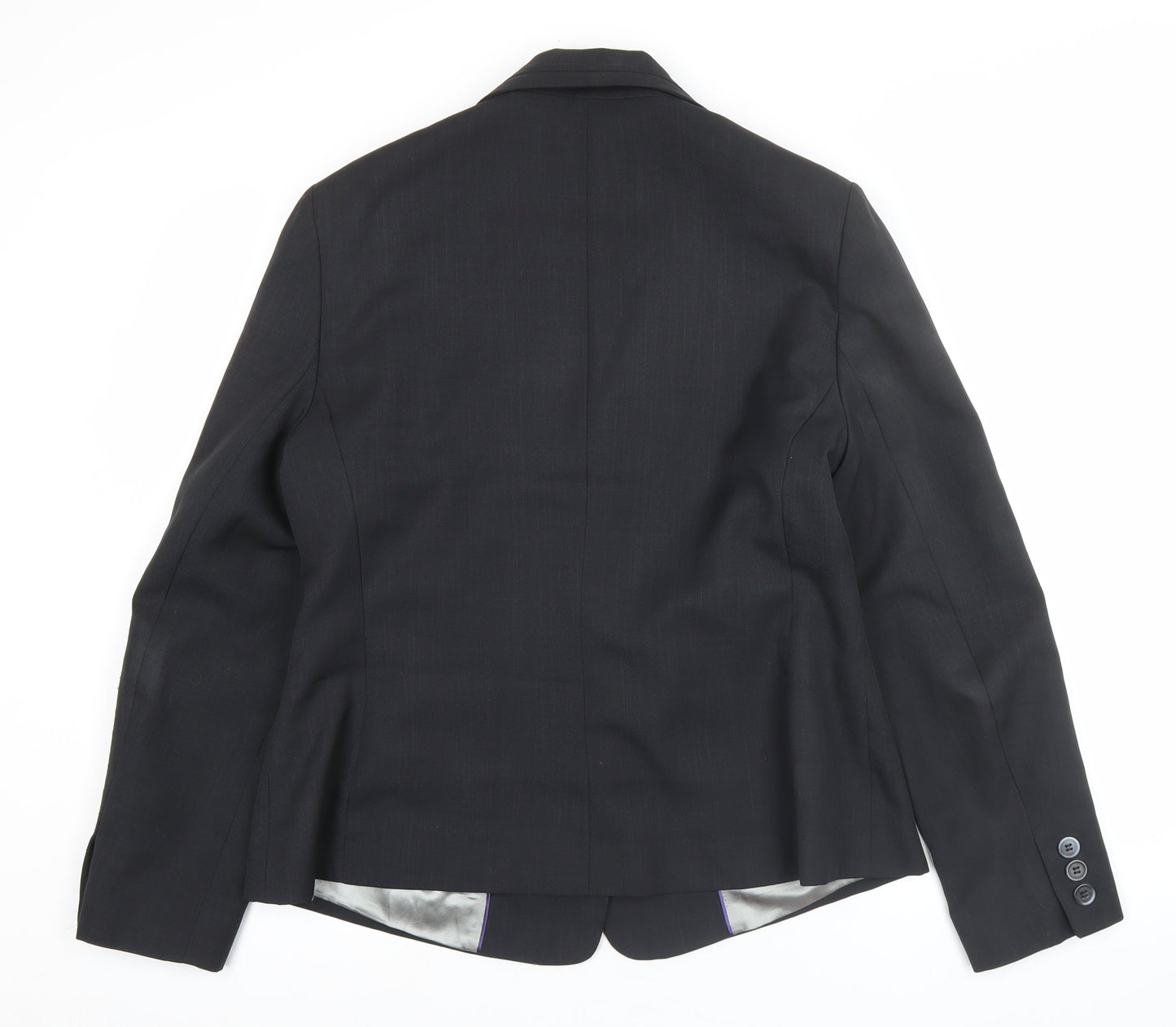 Debenhams Womens Black Size 16 Blazer Jacket Workwear Formal