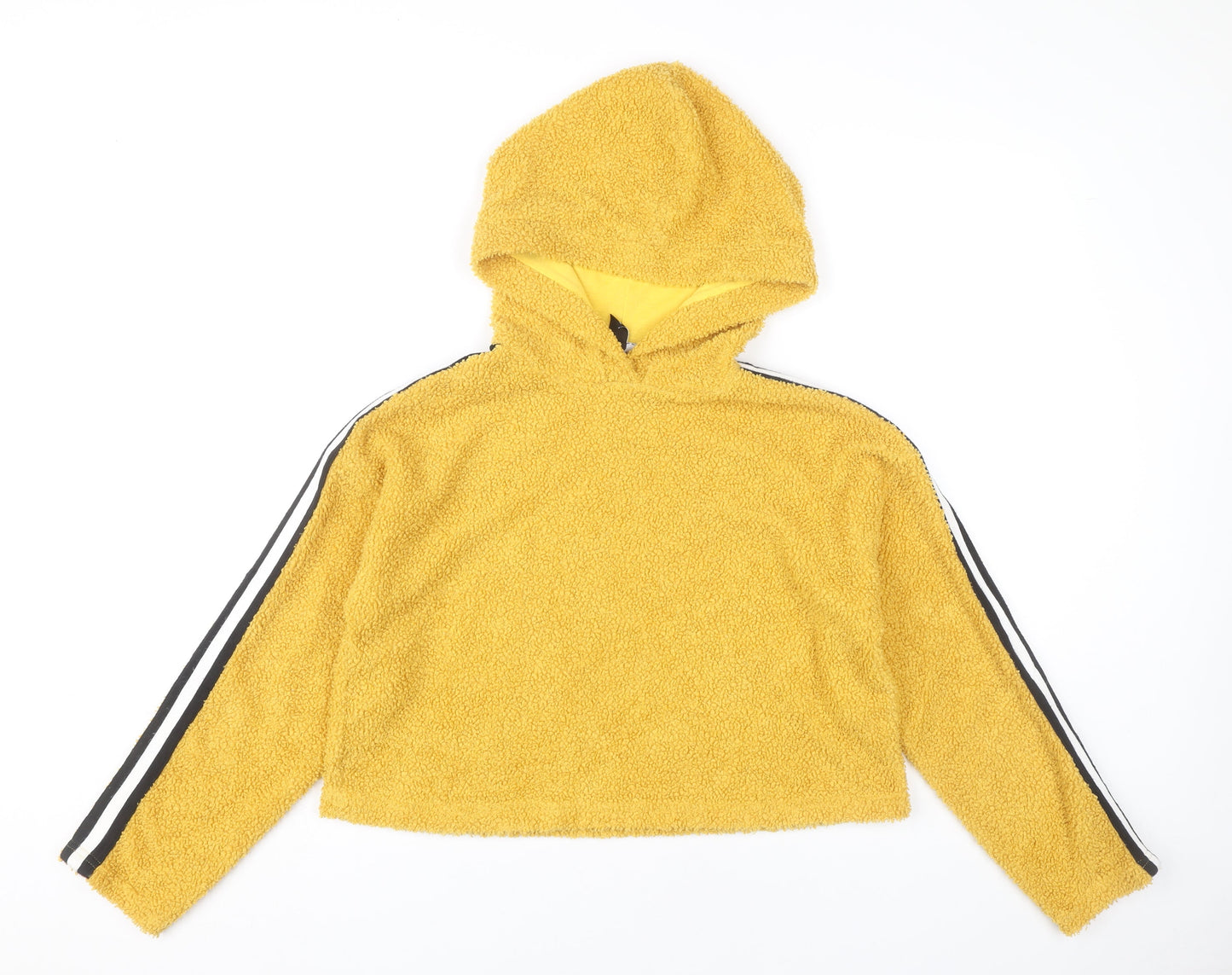 915 Generation Girls Yellow Pullover Hoodie Age 12-13 Years Fleece Lined