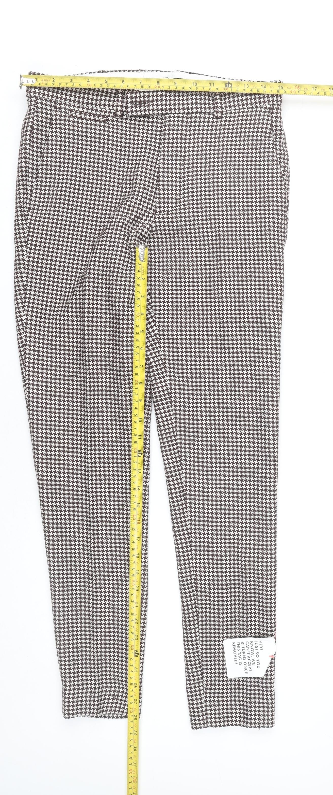 Mens UK Size 30 in ASOS Design Slim Fit Chino Brown Trousers
