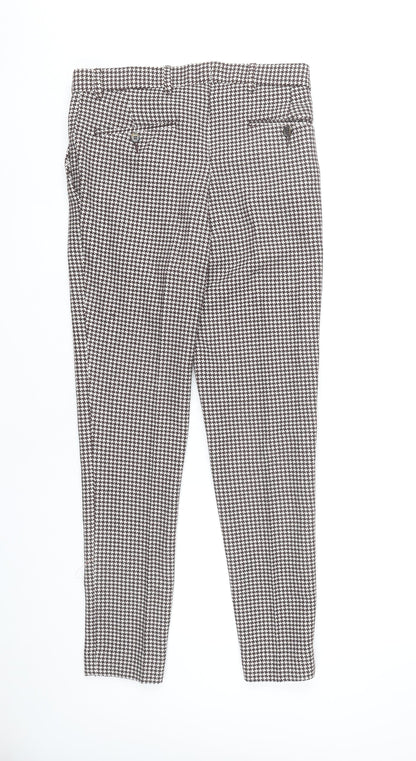 Mens UK Size 30 in ASOS Design Slim Fit Chino Brown Trousers