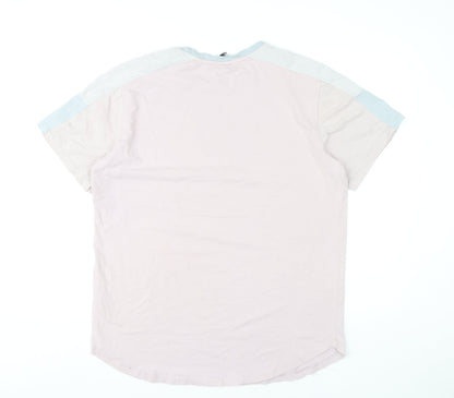 Beck & Hersey Women’s Pink Jersey T-Shirt Size 14 Casual