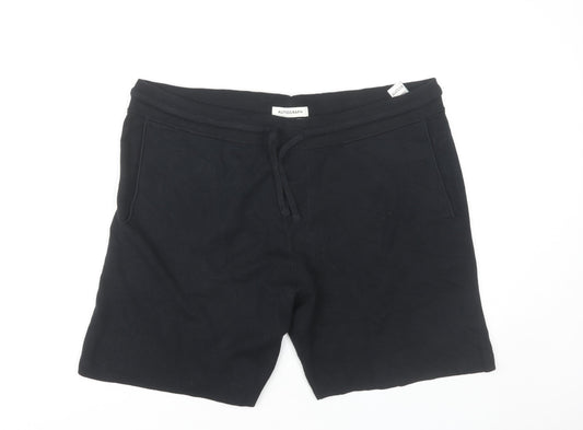 Marks and Spencer Men’s Black XL Sweat Shorts Cotton Modal