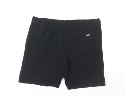 Marks and Spencer Men’s Black XL Sweat Shorts Cotton Modal