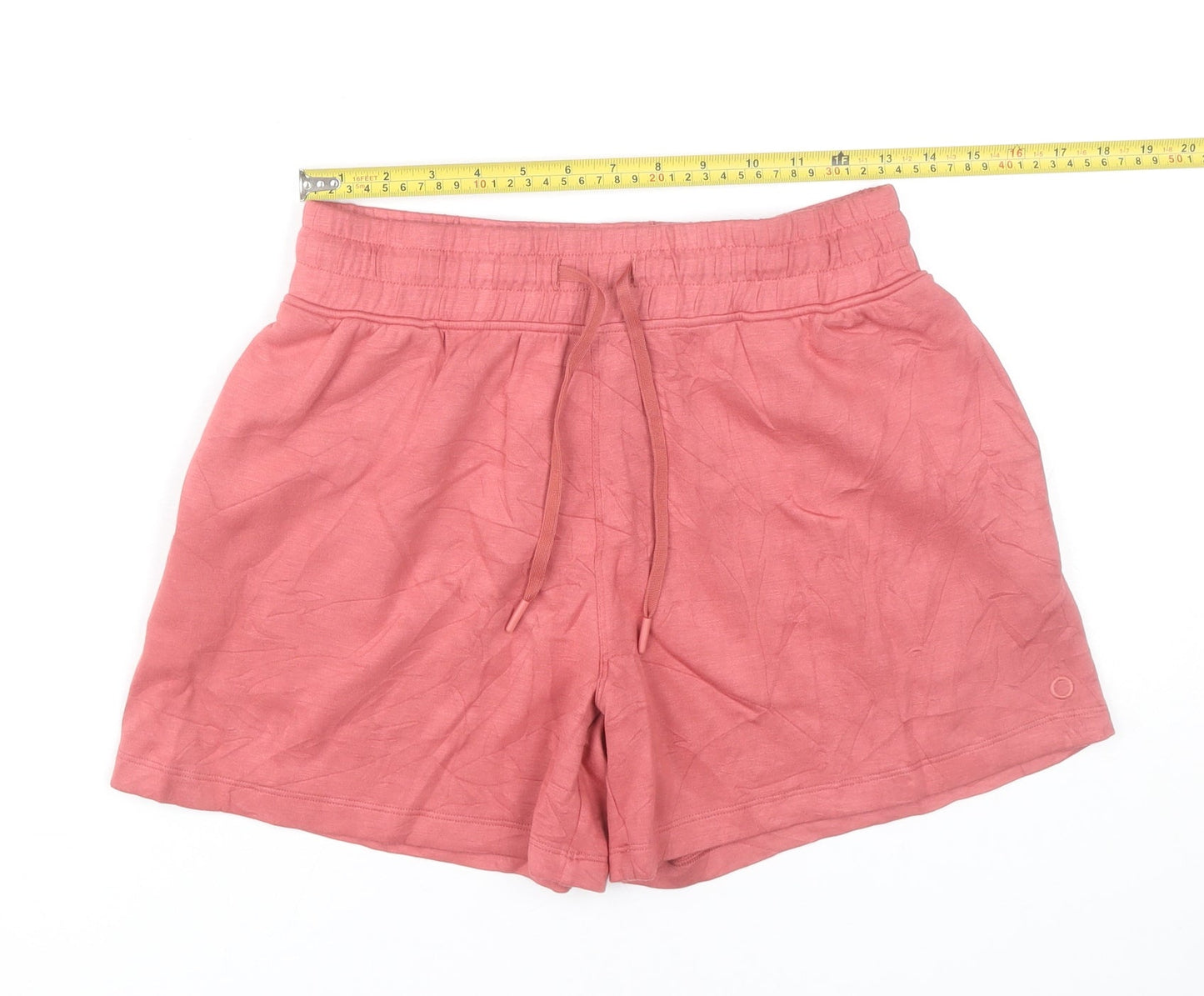 Marks and Spencer Women Pink Size 10 Sweat Shorts Viscose Blend