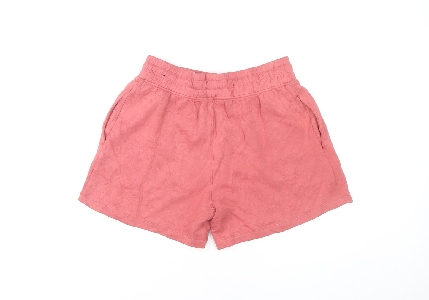 Marks and Spencer Women Pink Size 10 Sweat Shorts Viscose Blend