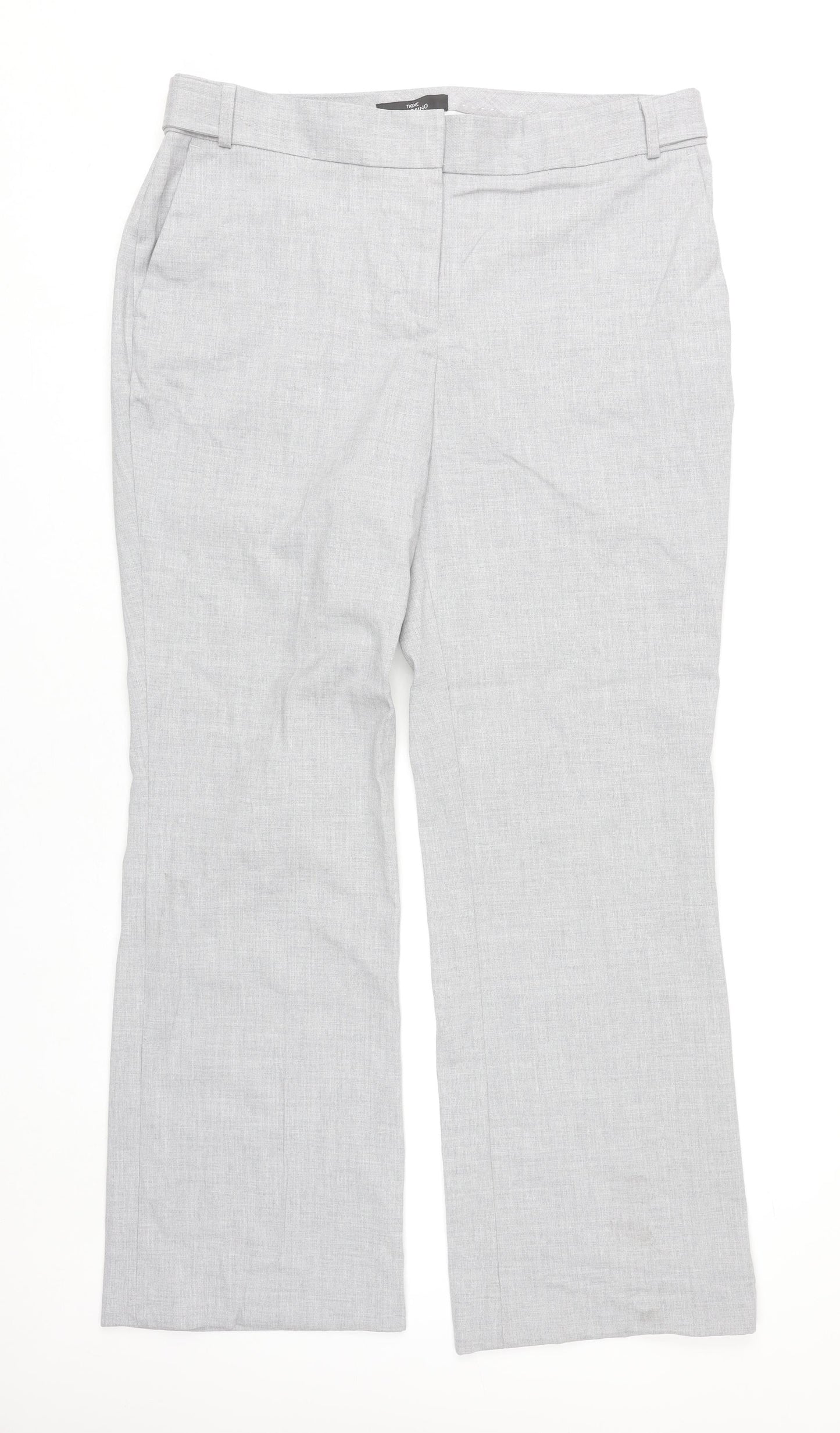 Next Women’s Grey Size 14 Regular Straight Leg Dress Pants