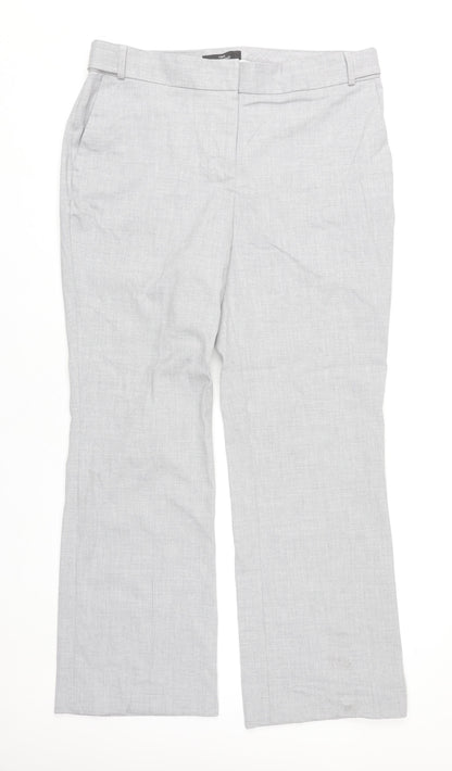 Next Women’s Grey Size 14 Regular Straight Leg Dress Pants