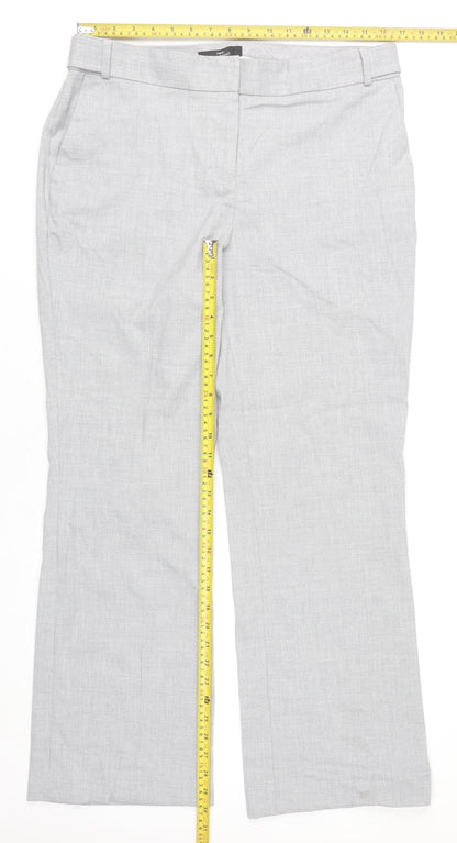 Next Women’s Grey Size 14 Regular Straight Leg Dress Pants
