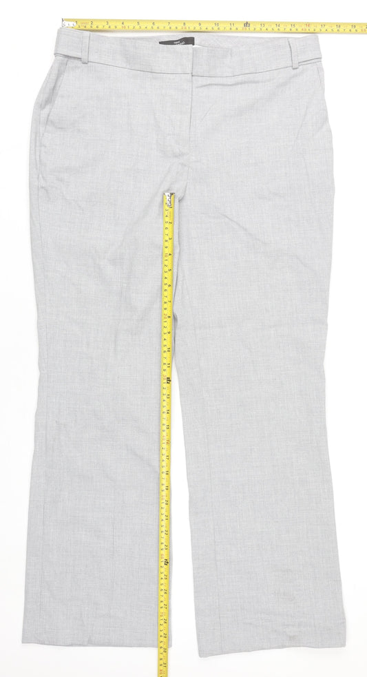 Next Women’s Grey Size 14 Regular Straight Leg Dress Pants