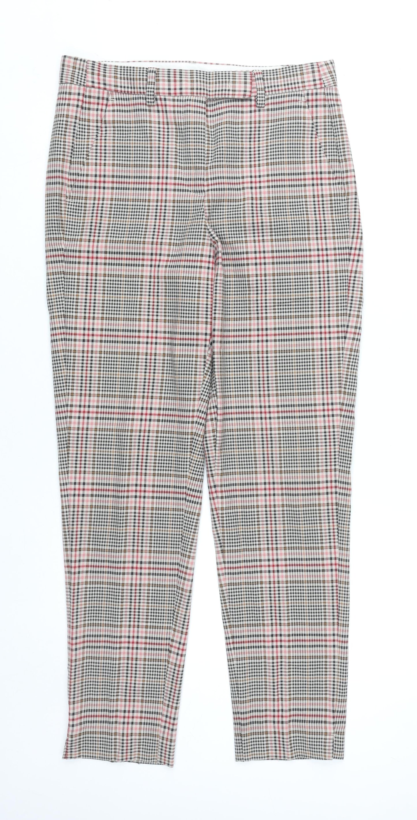 Womens UK Size 8 Marks and Spencer Slim Fit Chino Multicoloured Trousers
