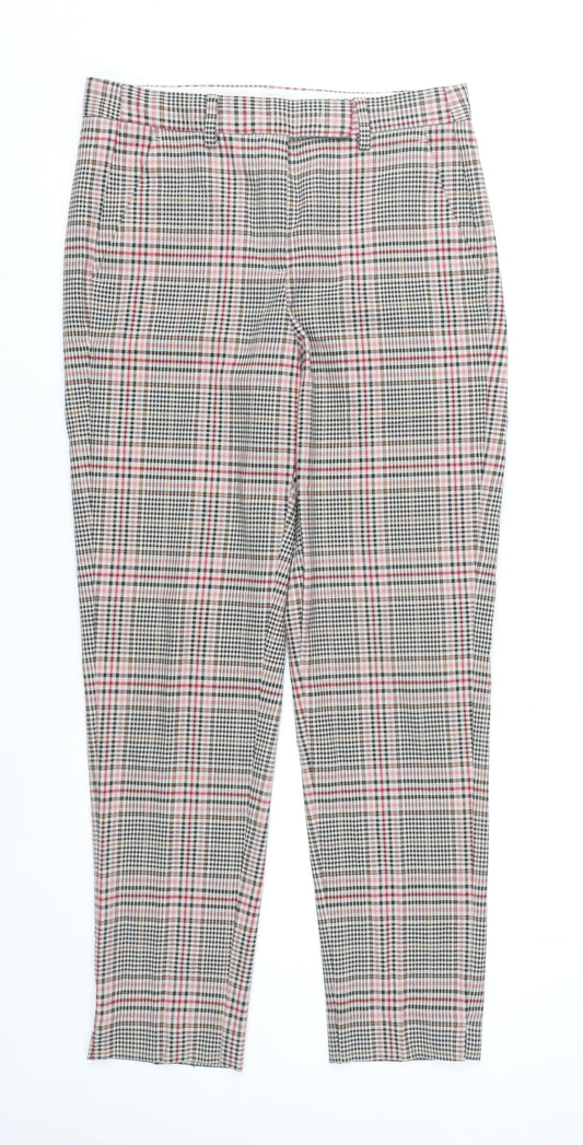Womens UK Size 8 Marks and Spencer Slim Fit Chino Multicoloured Trousers