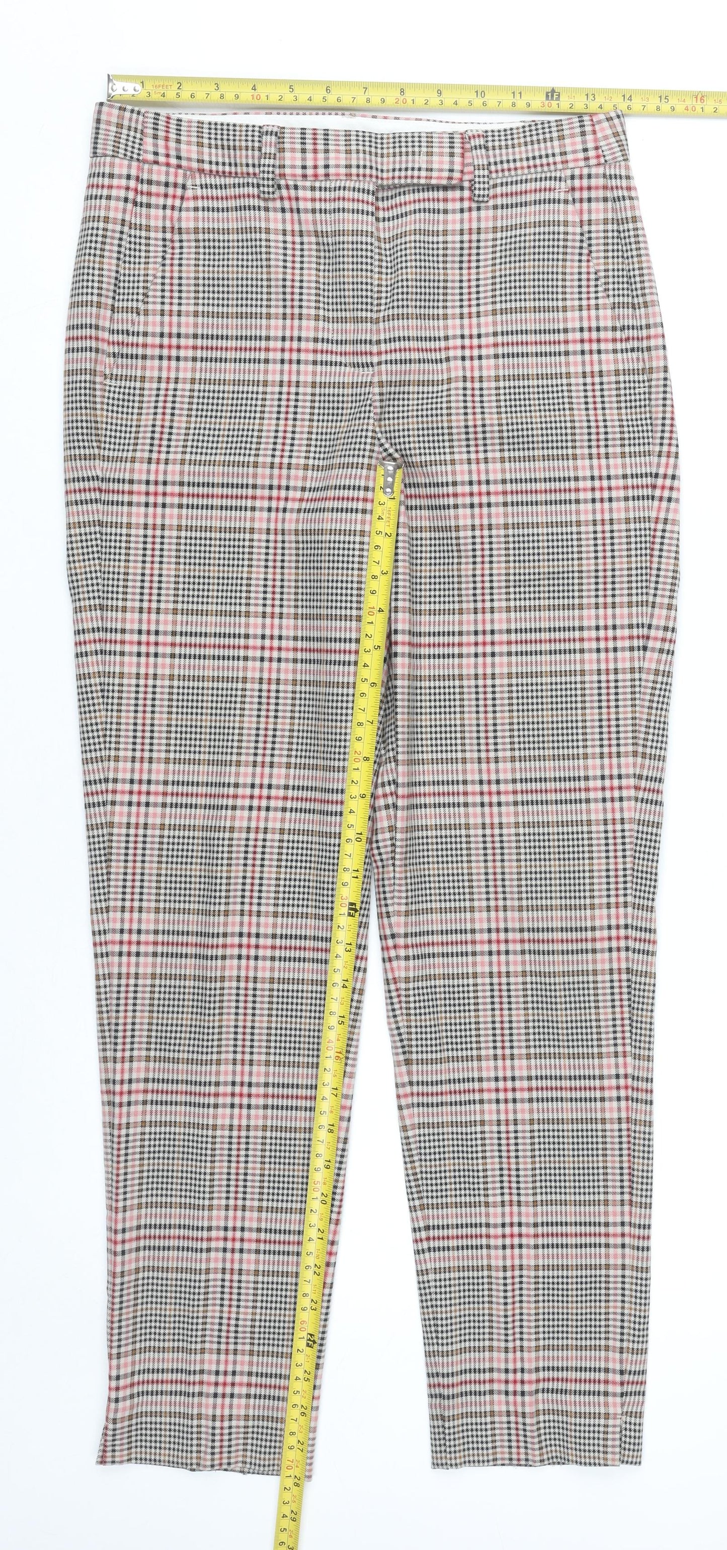 Womens UK Size 8 Marks and Spencer Slim Fit Chino Multicoloured Trousers