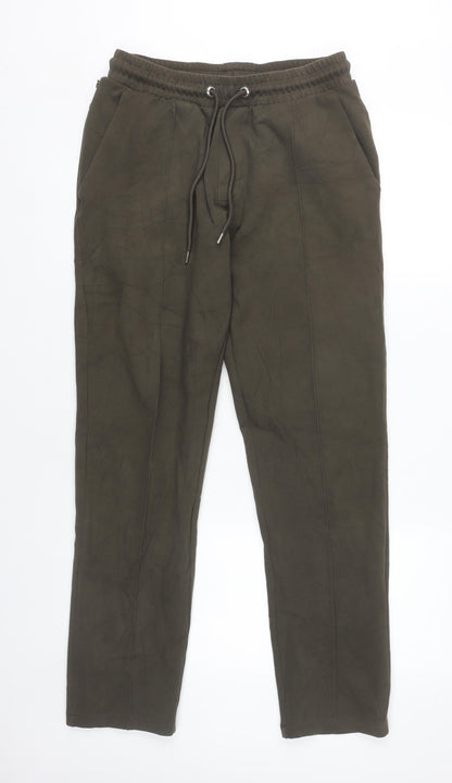 Marks and Spencer Men’s Green Jogger Trousers Size S Cotton Blend