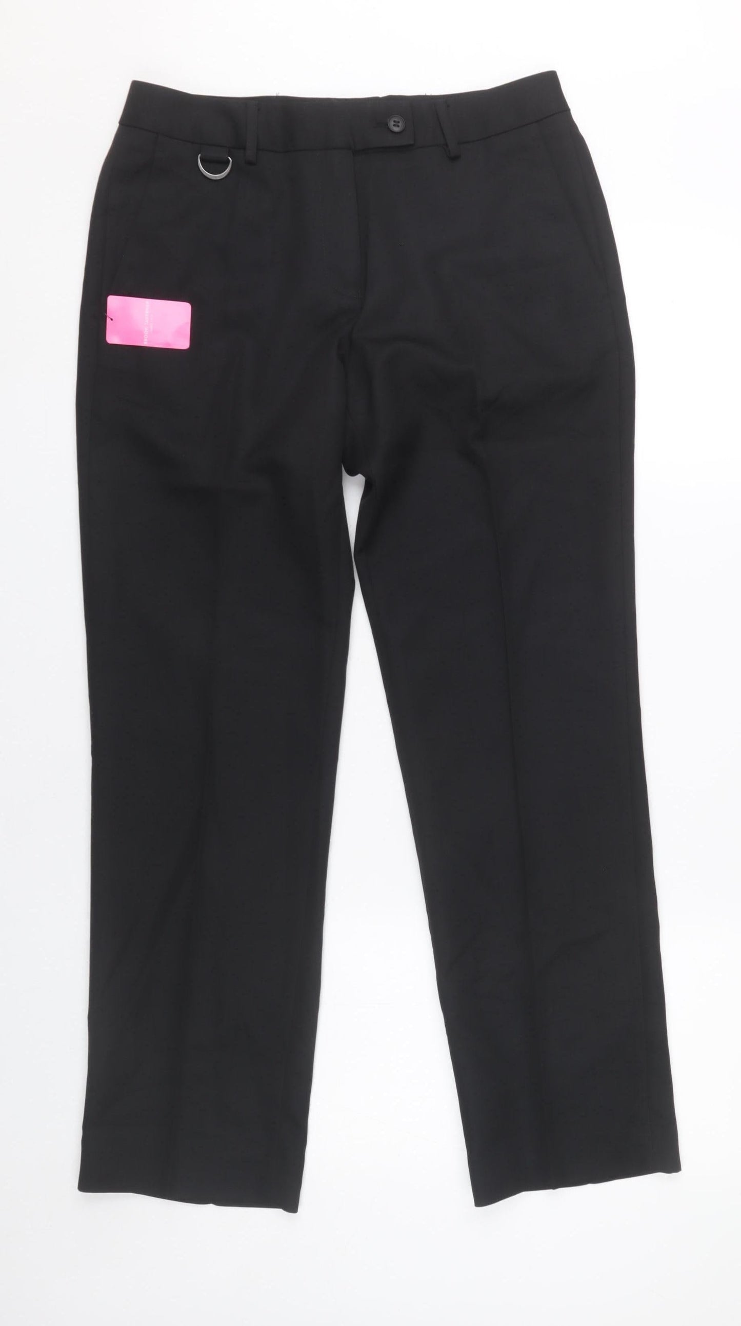 Brook Taverner Womens Black Dress Pants Size 10 Regular Work Trousers
