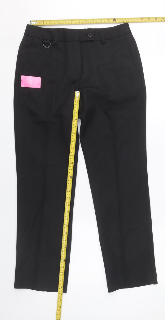 Brook Taverner Womens Black Dress Pants Size 10 Regular Work Trousers