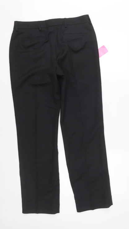 Brook Taverner Womens Black Dress Pants Size 10 Regular Work Trousers