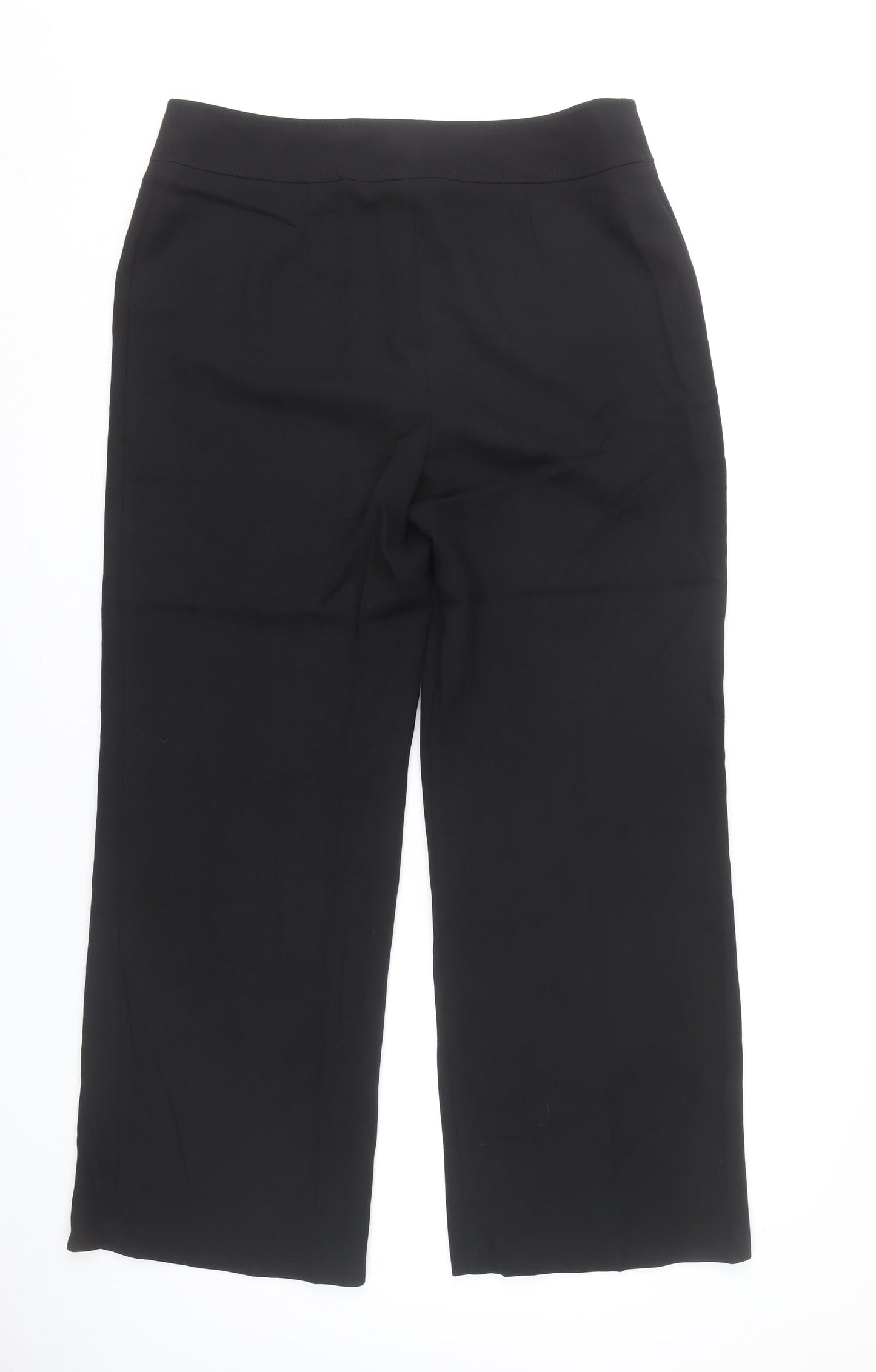 CC Women’s Black Wide-Leg Stretch Trousers Size 14